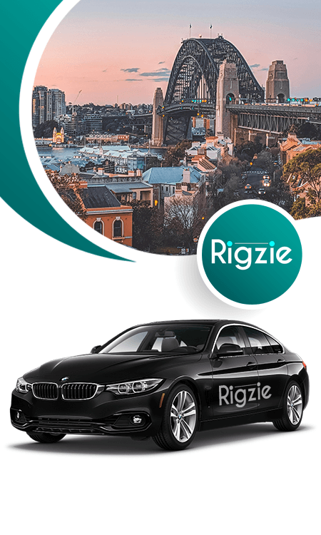 Rigzie Rideshare App Sydney Banner