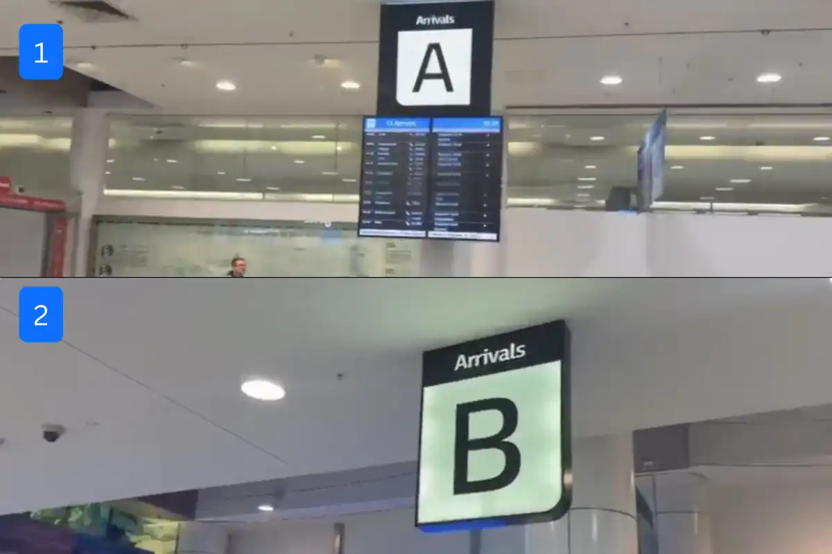 Sydney Airport Exits Map